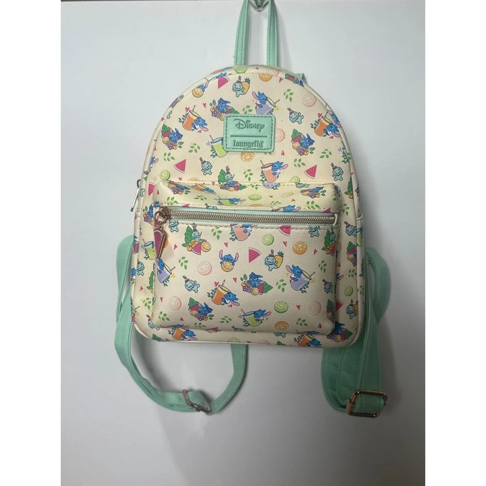 Disney Loungefly Lilo‎ and Stitch Watermelon Vacation Mini Backpack